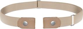 img 4 attached to 👗 Udekit Buckle Elastic Stretch Women's Belts - Stylish & Practical Accessories