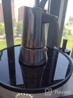 img 1 attached to 🔥 Premium Metallic Geyser Coffee Maker - Bialetti Aeternum Divina 160ml - Best Buy! review by Jnis Pimberis ᠌