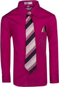 img 2 attached to Tuxgear Burgundy Cotton Sleeve Colored Boys' Clothing ~ Tops, Tees & Shirts