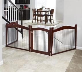 img 2 attached to 🐾 Merry Pet 2-in-1 Configurable Pet Crate and Gate, Medium: The Perfect Solution for Versatile Pet Containment