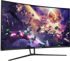 img 1 attached to 🎮 Sceptre C275B-FWN240 Monitor: FreeSync, frameless, curved, and built-in speakers