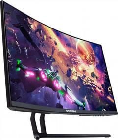 img 4 attached to 🎮 Sceptre C275B-FWN240 Monitor: FreeSync, frameless, curved, and built-in speakers