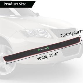 img 3 attached to 🚗 Pincuttee Rear Bumper Protector Guard for Car, Universal Black Rubber Scratch-Resistant Trunk Door Entry Guards, Accessorie Trim Cover - 1 Pack Claw (Universal)