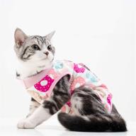 🐈 torjoy cat professional recovery suit for abdominal wounds or skin diseases - post-surgery wear, anti-licking wounds, breathable e-collar alternative - ideal for cats and dogs logo