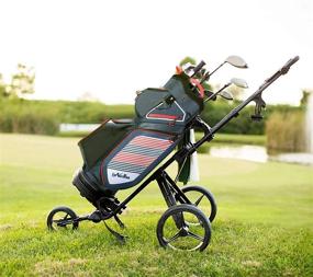 img 1 attached to 14-way Dividers Golf Tour Cart Bag для мужчин - оптимизированный органайзер для сумок для гольфа с совместимостью с тележками