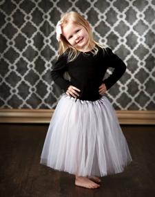 img 1 attached to 💃 My Lello 3 Layer Ballerina Skirt for Girls 4T-10Yr Clothing at Skirts & Skorts