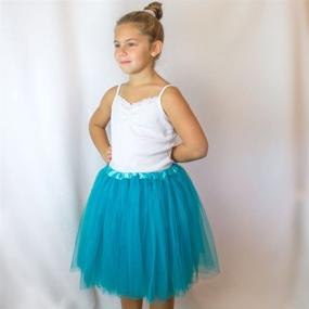 img 3 attached to 💃 My Lello 3 Layer Ballerina Skirt for Girls 4T-10Yr Clothing at Skirts & Skorts