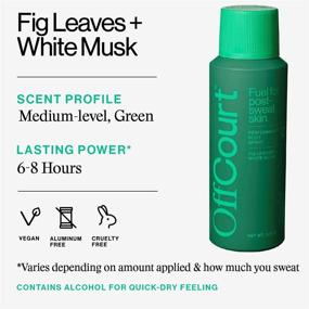 img 2 attached to OffCourt Natural Men's Body Spray with Prebiotics - Aluminum-Free Deodorizing Body Spray for Men - Medium-Bodied Fig Leaves and White Musk Scent - Full-Body Use - 3.4 Ounce (Pack of 2)