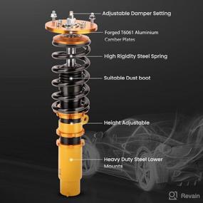 img 3 attached to MaXpeedingrods Coilovers Adjustable With 24 Damping Level Setting For BMW E46 316I 318D 320I
