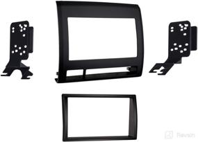 img 1 attached to Enhance Your Toyota Tacoma's Dashboard: Metra 95-8214TB Double DIN Dash Kit (Black, 2005-2011)