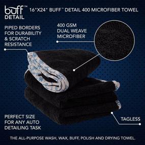 img 3 attached to Detail Microfiber Tagless All Purpose Detailing Car Care - Tools & Equipment