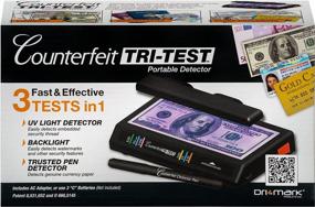 img 3 attached to Counterfeit Bill Detection Made Easy With Dri Mark Tri Test Machine - 3 Tests In 1, Accurate Money Tester W/Detection Pen & AC Adapter.