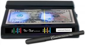 img 4 attached to Counterfeit Bill Detection Made Easy With Dri Mark Tri Test Machine - 3 Tests In 1, Accurate Money Tester W/Detection Pen & AC Adapter.