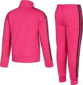 img 3 attached to 👕 adidas Girls' Tricot Jacket and Jogger Active Apparel Bundle