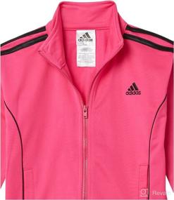 img 2 attached to 👕 adidas Girls' Tricot Jacket and Jogger Active Apparel Bundle