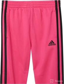 img 1 attached to 👕 adidas Girls' Tricot Jacket and Jogger Active Apparel Bundle