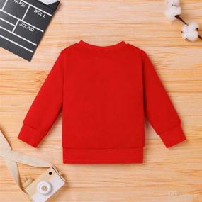 img 2 attached to Toddler Christmas Pullover Sweatshirt Clothes Apparel & Accessories Baby Boys better for Clothing