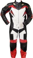 unleash your inner moto racer with the perrini track suit: new red/white/black design with armor included logo