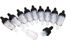 img 4 attached to 🔌 10 Pack of ShineIn Clear Plastic One Way Check Valve for Aquarium Air Pump Replacement and Fish Tank Airflow Control