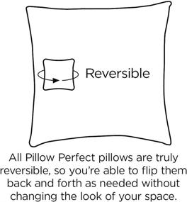 img 1 attached to Pillow Perfect Outdoor Indoor 25 Inch Bedding ~ Decorative Pillows, Inserts & Covers
