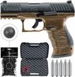 wearable4u t4e .43cal walther ppq le paintball pistol law enforcement trainer with included 5x12 gram co2 tanks and pack of .43 cal balls bundle logo