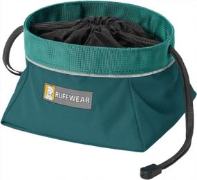 img 2 attached to RUFFWEAR Large Quencher Cinch Top Bowl In Tumalo Teal