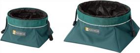 img 1 attached to RUFFWEAR Large Quencher Cinch Top Bowl In Tumalo Teal