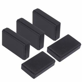 img 4 attached to Set Of 5 ABS Plastic Electrical Project Boxes In Black, Measuring 2.28 X 1.38 X 0.59 Inch (58 X 35 X 15 Mm), Ideal For Power Junctions And Electronic Projects