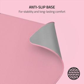 img 2 attached to Upgrade Your Mouse Experience With Razer Strider Hybrid Mouse Mat - Soft Base, Smooth Glide, Anti-Slip, Portable & Water-Resistant - Large Size In Quartz Pink