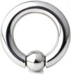 ruifan 316l surgical steel spring action captive bead ring cbr 2g 4g 6g 8g 0g 00g logo