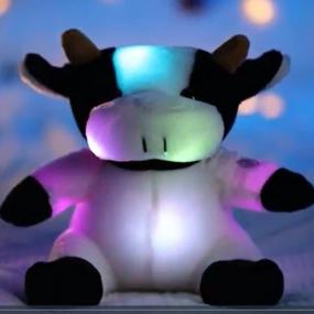 img 3 attached to Light Up Your Kid'S Night With BSTAOFY 8" Dairy Cow Plush Toy - A Perfect Christmas Holiday Gift!