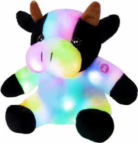 img 4 attached to Light Up Your Kid'S Night With BSTAOFY 8" Dairy Cow Plush Toy - A Perfect Christmas Holiday Gift!