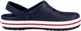 img 2 attached to 👞 Navy Crocs Unisex Crocband Shoes: Men's Stylish Footwear