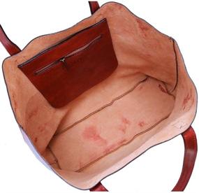 img 3 attached to Floto Piazza Leather Grain Calfskin Women's Handbags & Wallets ~ Totes