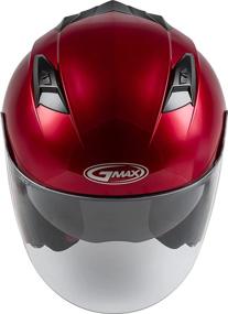 img 2 attached to GMAX OF-77 Open-Face Street Helmet (Candy Red