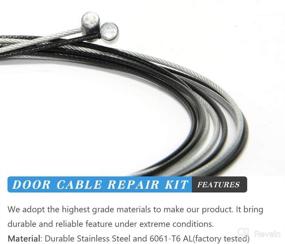 img 2 attached to 🔧 Honda Odyssey Sliding Door Cable Repair Kit - Replaces 72010-TK8-A12 | 2011-2017 Compatible