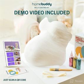 img 2 attached to 🤰 HomeBuddy Belly Cast Kit Pregnancy: Create a Cherished Keepsake with our DIY Casting Kit for Expecting Moms!