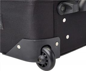 img 1 attached to Rockland Fashion Softside Upright Luggage Set, Black Plaid, 2-Piece (14/19)
