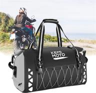 🏍️ kemimoto 50l motorcycle dry bag - waterproof duffel luggage tail bag for trip, camping, rainproof - grey логотип