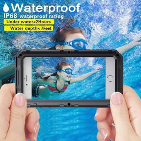 img 3 attached to Waterproof Case Metal Diving Protection Cover Dustproof Shockproof Outdoor Sports Special Mobile Phone Case Strong And Sturdy For Iphone6S&6 Plus (Black, Iphone6/6S Plus)