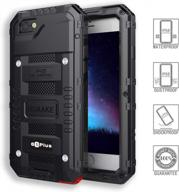 waterproof case metal diving protection cover dustproof shockproof outdoor sports special mobile phone case strong and sturdy for iphone6s&6 plus (black, iphone6/6s plus) logo