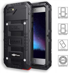 img 4 attached to Waterproof Case Metal Diving Protection Cover Dustproof Shockproof Outdoor Sports Special Mobile Phone Case Strong And Sturdy For Iphone6S&6 Plus (Black, Iphone6/6S Plus)