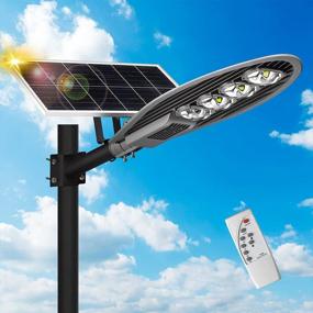 img 4 attached to 50000LM Lovus 1000W Solar Commercial Street Light With Remote Control And Dusk To Dawn For Highway, Parking Lot, Stadium - ST200-007