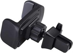 img 3 attached to LAX Gadgets Air Vent Phone Holder for Car - Pro Grip Cradle Type Mount with Adjustable Side Jaws - Black