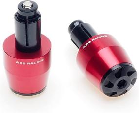 img 2 attached to Motorcycle Handlebar Ends - APE RACING Universal Billet Aluminum Bar End Cap Plugs Weights For 7/8&#34