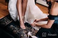 картинка 1 прикреплена к отзыву Women'S Ivory Lace Mesh Satin Wedding Shoes - Comfortable Mid Heel Tie Up Ankle Strap Pointy Toe Pumps от Sin Gabriel