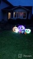 img 1 attached to Spooky 8-Foot Tree Yard Art Inflatable Halloween Display - ProductWorks Scary Décor review by Hector Szymczak