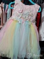 img 1 attached to Stunning Baby Girls Lace Tulle Dresses For Christening, Birthday, Wedding & Bridesmaid Parties - Meiqiduo Collection review by Jose Ortega