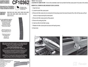 img 1 attached to FRAM Fresh Breeze Cabin Air Filter Replacement for BMW - Easy Install, CF10362 with Arm & Hammer Baking Soda - White