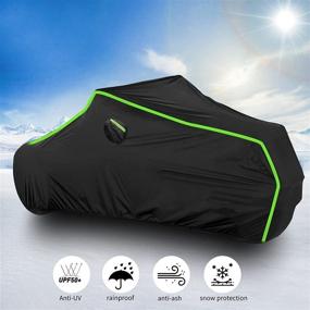 img 2 attached to 🛡️ Ryker Cover: Waterproof 420D Oxford Fabric Outdoor Protection for Can Am Ryker 600 900